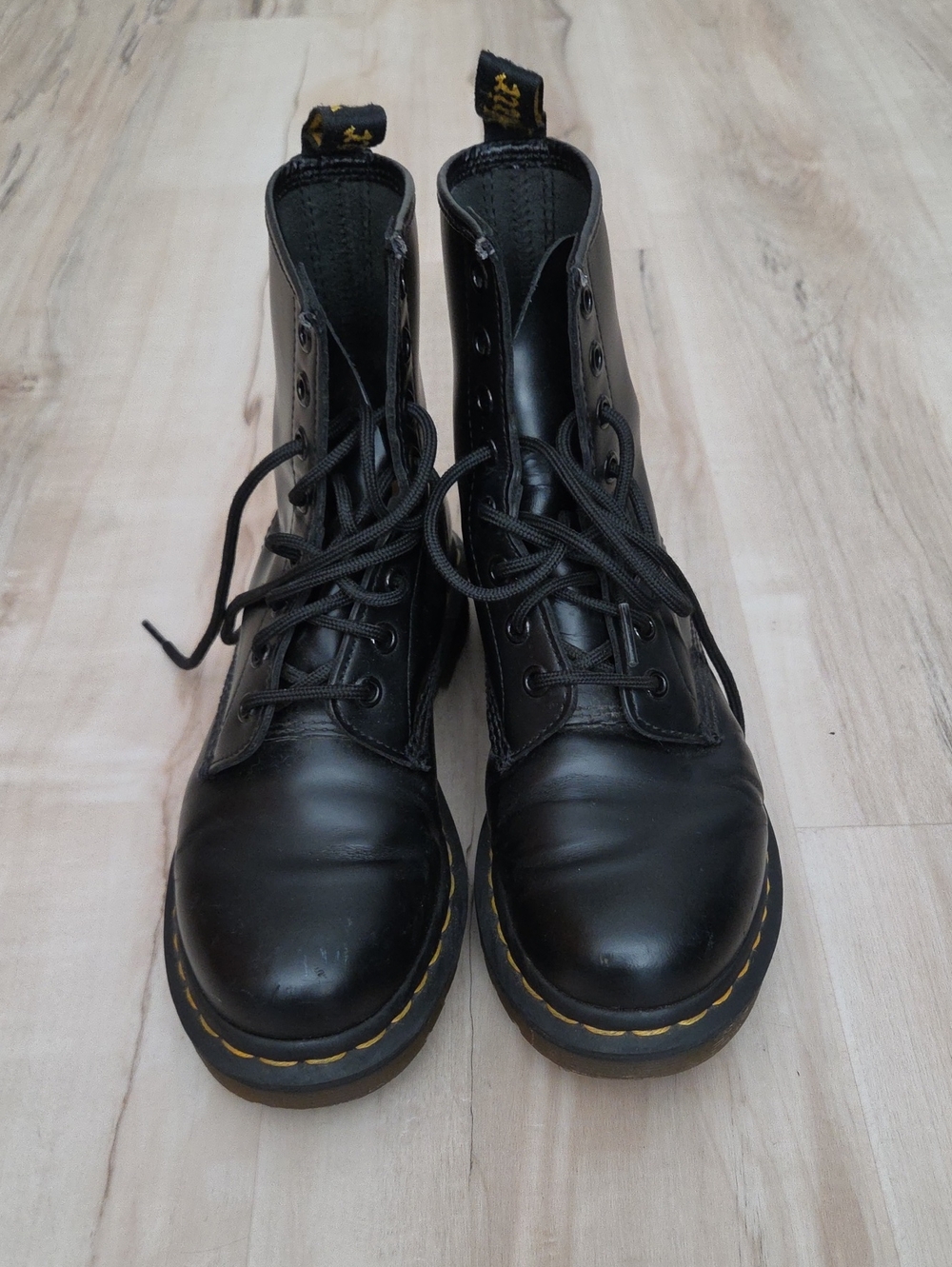 Dr. Martens Black Leather Boots EU 37 6.5 or 7.